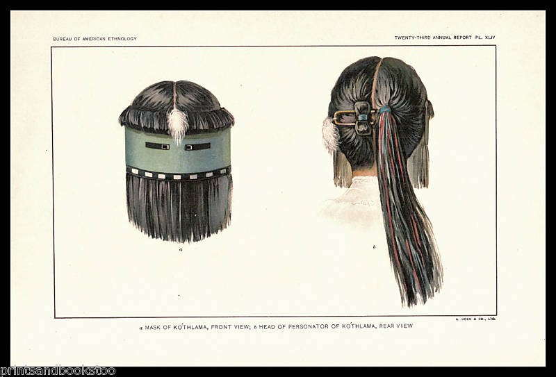    Native American US  1800 1934  Masks & Headdresses