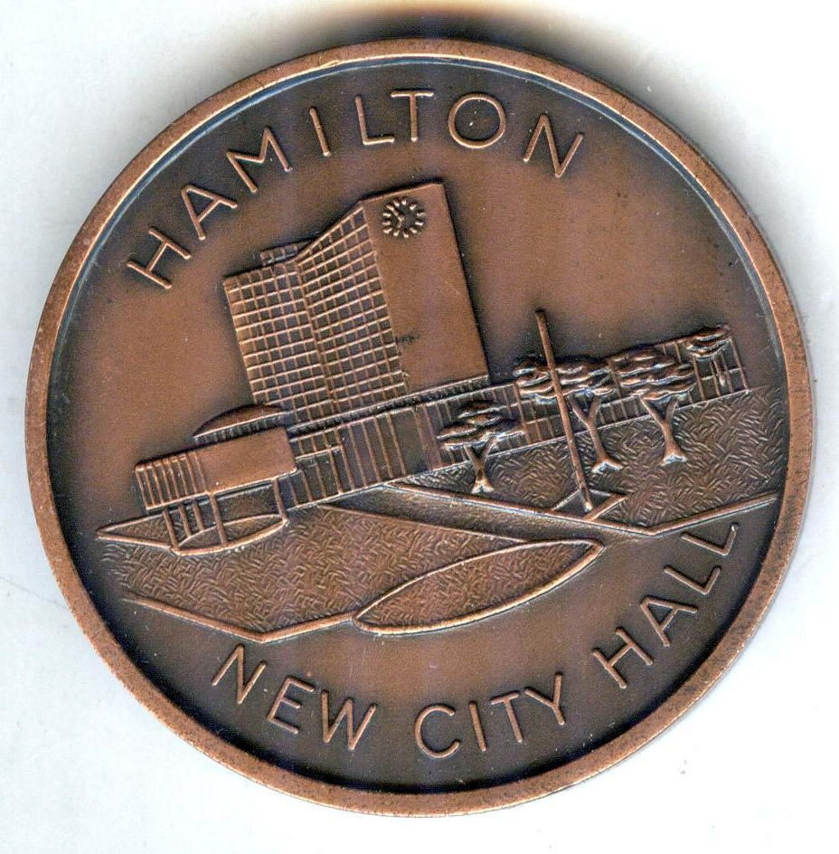 C3326 HAMILTON, ONTARIO, CANADA MEDAL, COIN CONVENTION 