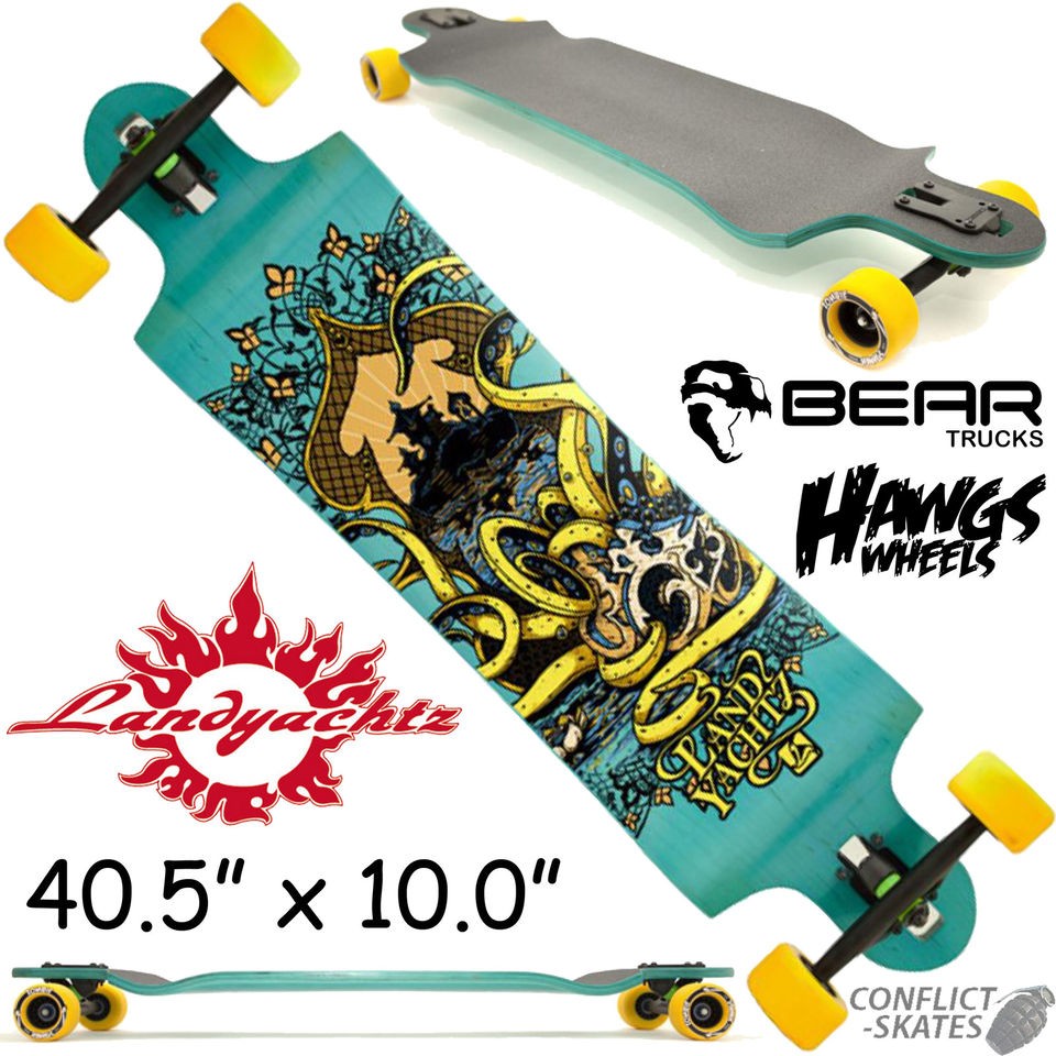   Switchblade complete Longboard Skateboard Freeride Bear Hawgs 40.5