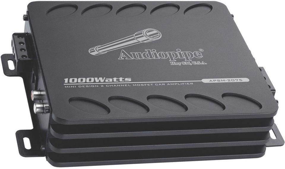   APSM2075 1000W 2 CH CAR AUDIO AMPLIFIER AMP 2 CHANNEL APSM 2075