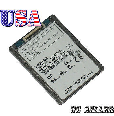 NEW TOSHIBA MK6028GAL HDD1807 60GB 1.8 ZIF HARD DRIVE