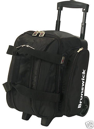 Brunswick Flash Black 1 Ball Roller Bowling Bag