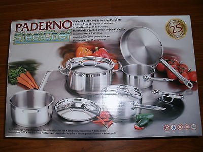   Piece Stainless Steel Cookware Set(4 pots, 1 saucer, 4 lids