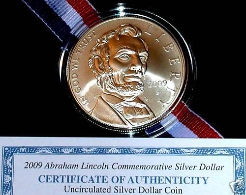 2009 LINCOLN BICENTENNIAL COMMEMORATIVE SATIN FINISH UNCIRCULATED 