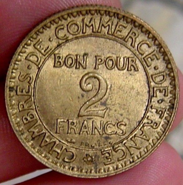 1923 FRANCE 2 FRANCS   KM # 877   SUPERB GRADE   BEAUTY BU COIN