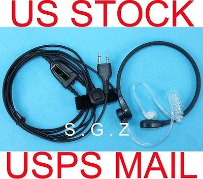   Headset/Earpiece For Midland 2 Two Way Radio Walkie Talkie Finger PTT