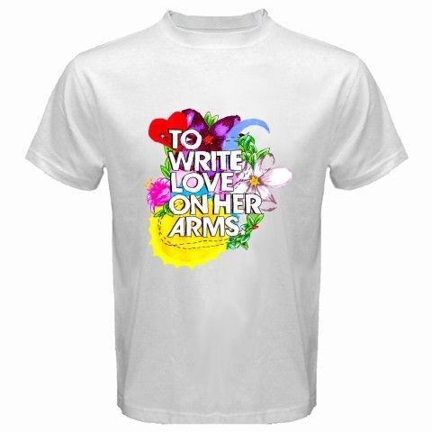   TWLOHA TO WRITE LOVE ON HER ARMS White T shirt Size S M L XL 2XL 3XL