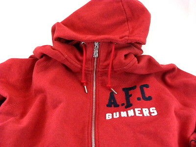 Nike Authentic Arsenal Gunners FC Red AW77 Soccer Sweeter Hoodie 