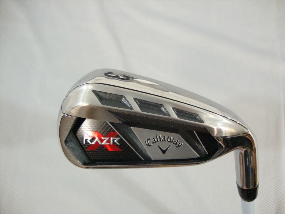 NEW CALLAWAY RAZR X RAZRX SINGLE 3 IRON STEEL UNIFLEX SHAFT RH