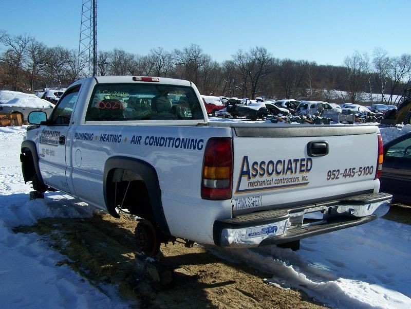 02 SIERRA SILVERADO 2500 Rear END SEMI FLOATING 3.73 POSI Axle 