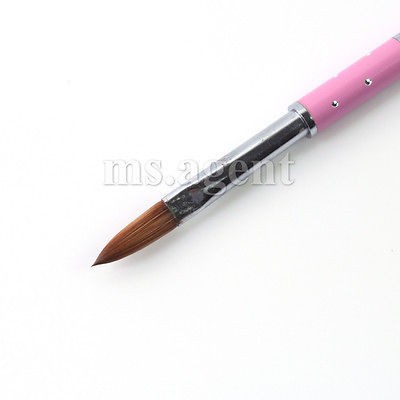 Nail Art Acrylic Brush Pen NO.10 For Acrylic powder liquid Tool 