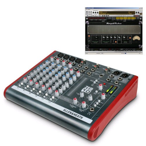 Allen & Heath ZED 10 Audio Mixer with USB Audio  ZED 10