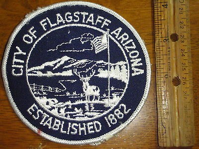 VINTAGE FLAGSTAFF ARIZONA PATCH 1960S BX J 18