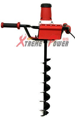   Post Hole Digger 1200w Watt Motor w/ 4 Inch Auger Drill Bit New