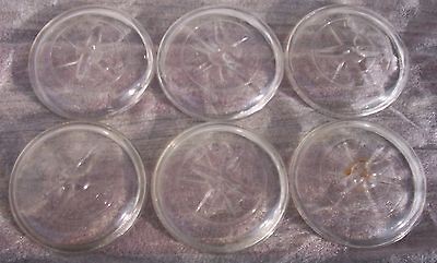   Glass Canning Jar Lids Clear for Wire Bale/Bail Mason Atlas Ball Jars