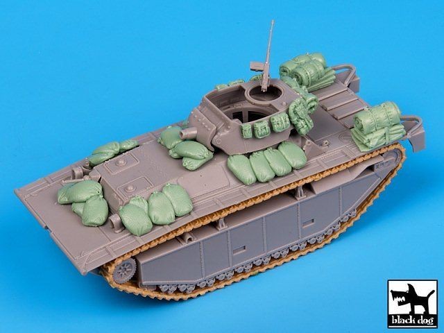 Black Dog 1/72 LVT(A) 4 Amphibious Vehicle Accessories Set (for Dragon 