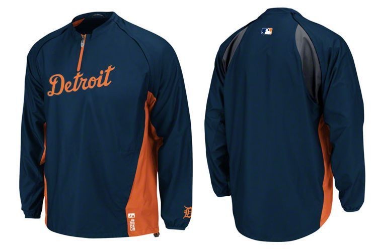 Detroit Tigers 2012 Authentic Collection Cool Base™ Navy Triple Peak 