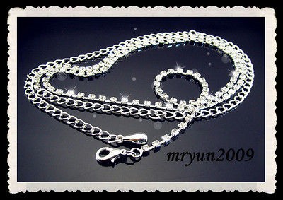 1p 1Row 72+38CM Sexy Focal Belly Waist Chain Czech Rhinestone Crystal 