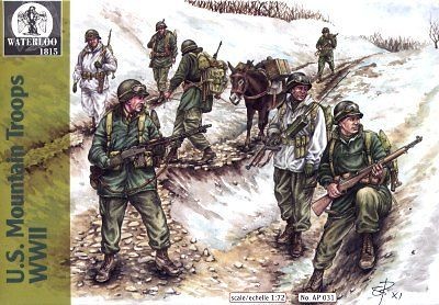 Waterloo 1815 #AP031 WW2 US Mountain Troops