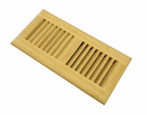 4x10 BAMBOO SELF RIMMING DROP IN FLOOR REGISTER VENT