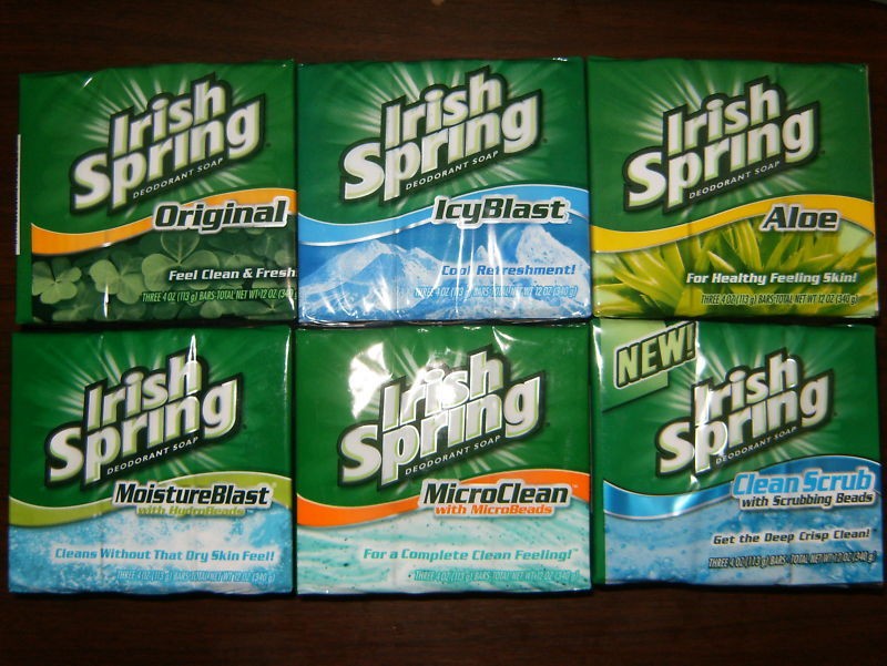 IRISH SPRING BAR SOAP   (Choose Your Scent)   30 BARS