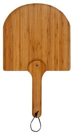 Elizabeth Karmel Bamboo Pizza Peel Paddle w/ Folding Handle Wood Bread 