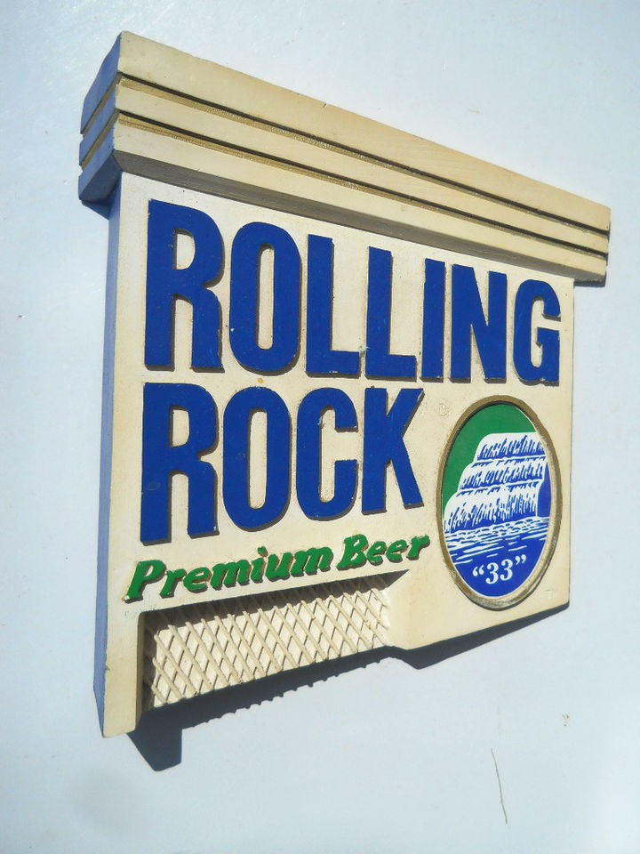 Collectibles  Breweriana, Beer  Signs, Tins  Rolling Rock