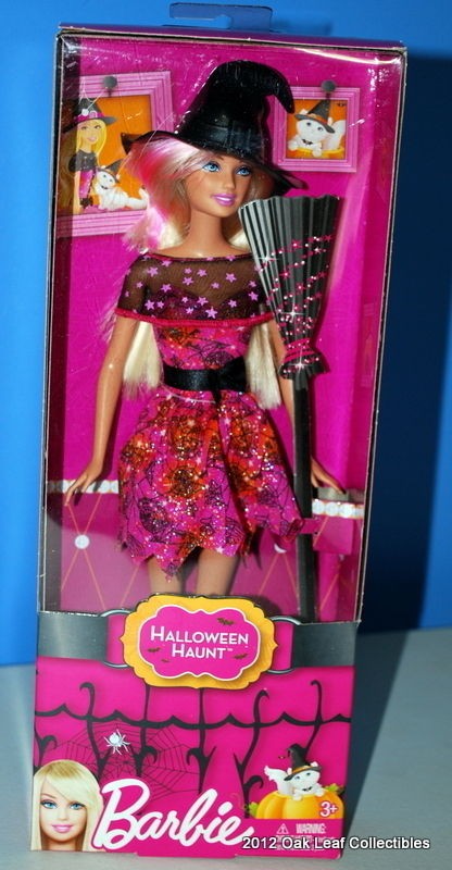 New 2012 Barbie Halloween Haunt Witch Doll Mint in the Box NRFB