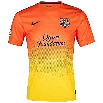 NIKE BARCELONA AWAY SHIRT 2012 13 KIDS 100% AUTHENTIC