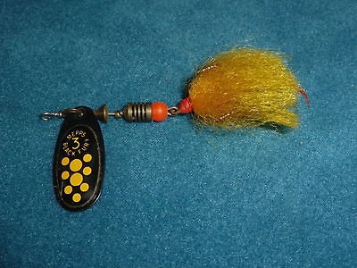 FISHING LURE MEPPS #3 BLACK FURY SPINNERBAIT MADE IN FRANCE MADE OF 