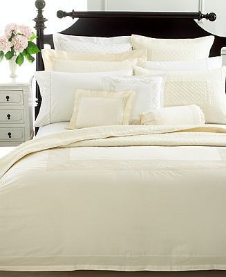 MARTHA STEWART TROUSSEAU LEAF DUVET LUXURY KING COMFORTER COVER