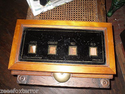 19TH CENTURY OAK CHURCH/CHAPEL SERVANTS/BUTLE​RS BELL BOX