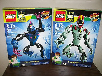 Lego Ben 10 Alien Force ChromoStone & Swampfire