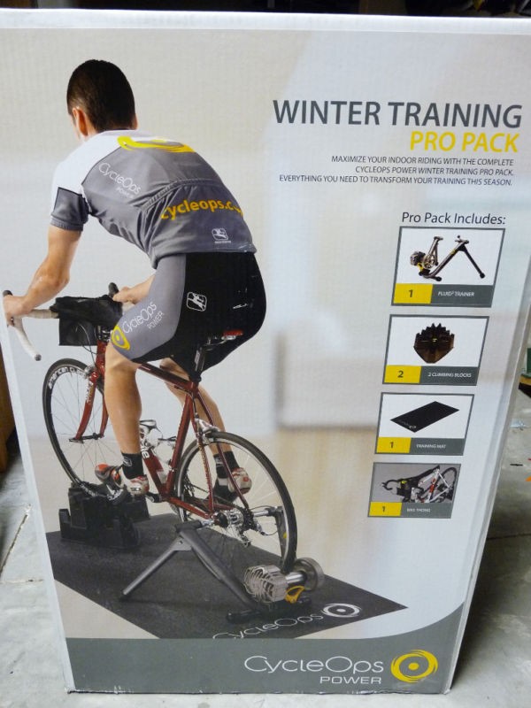   Fluid2 Winter Indoor Cycling Training Kit New Bike 2 Riser Block,Mat