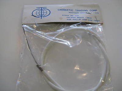   Phillips extra High Rise Front Caliper bicycle Brake Cable NIB White