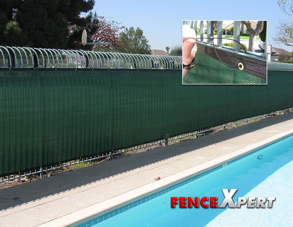   Privacy Windscreen 50wide x 4tall Mesh Fabric HD Binding 88% Block