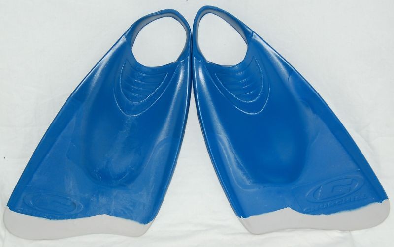 Churchill SLASHER Swim Fins inBlue with Gray Tips