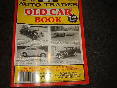 APRIL 1986 AUTO TRADER BOOK OLD CAR BOOK +++