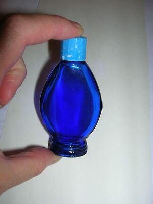 COBALT BLUE BOURJOIS EMPTY PERFUME BOTTLE p56