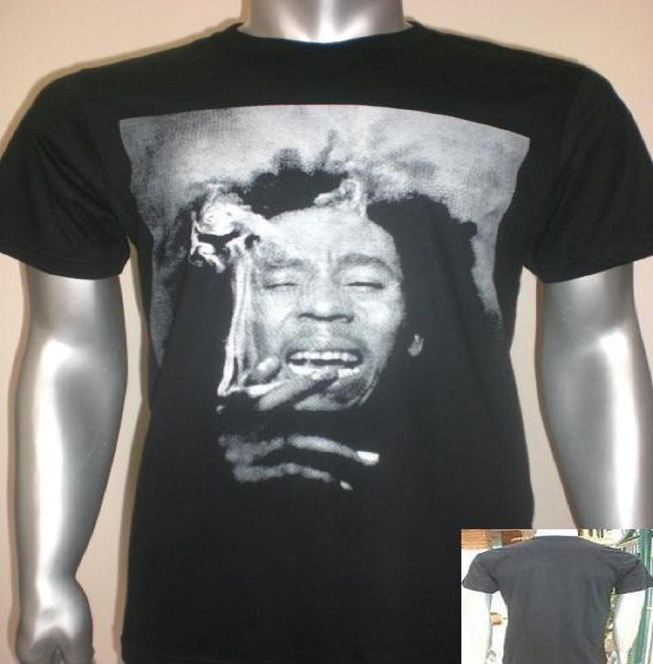 BOB MARLEY REGGAE RASTA MENS T SHIRT S M L XL