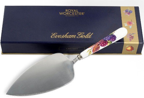 ROYAL WORCESTER EVESHAM CUTLERY CAKE SLICE   NEW/BOXED