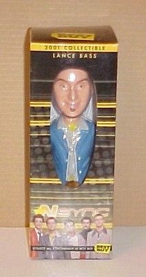 NSYNC Lance Bass Porcelain Bobblehead Doll New In Box