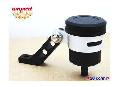 CNC Black Set Reservoir Fluid Oil Cup 20cc Rear Brake/Clutch Fit Bike 