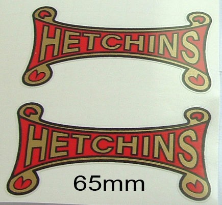 Hetchins watter bottle / bidon vintage decals