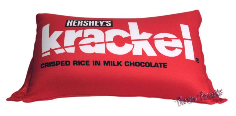 KRACKEL crisped rice milk chocolate Squishy PILLOW NEW