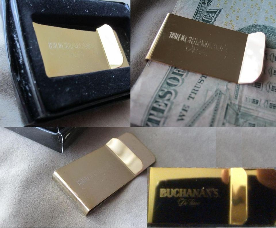 25) BUCHANANS WHISKEY (MONEY CLIP)