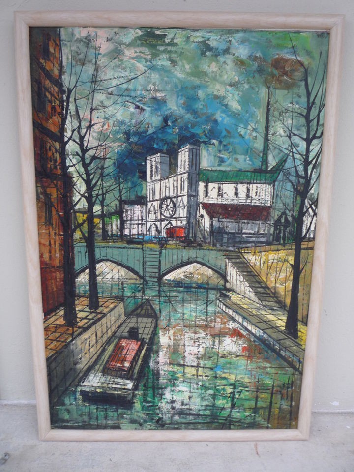 1960S FRENCH PARISIAN SCENE STYLE OF BERNARD BUFFET