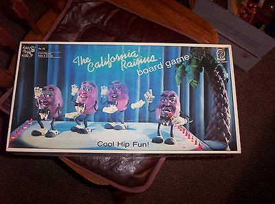 CALIFORNIA RAISINS BOARD GAME  1987 CALRAB