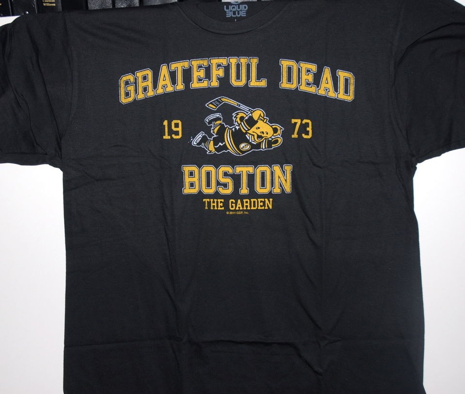   DEAD BRUINS BOBBY O BEAR BOSTON GARDEN 1973 VINTAGE STYLE T SHIRT