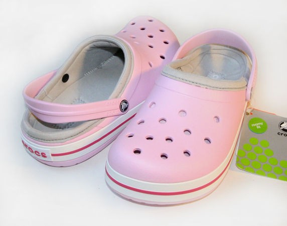 US Crocs Crocband Lined Bubblegum Womens 6 7 8 9 10 11 12
